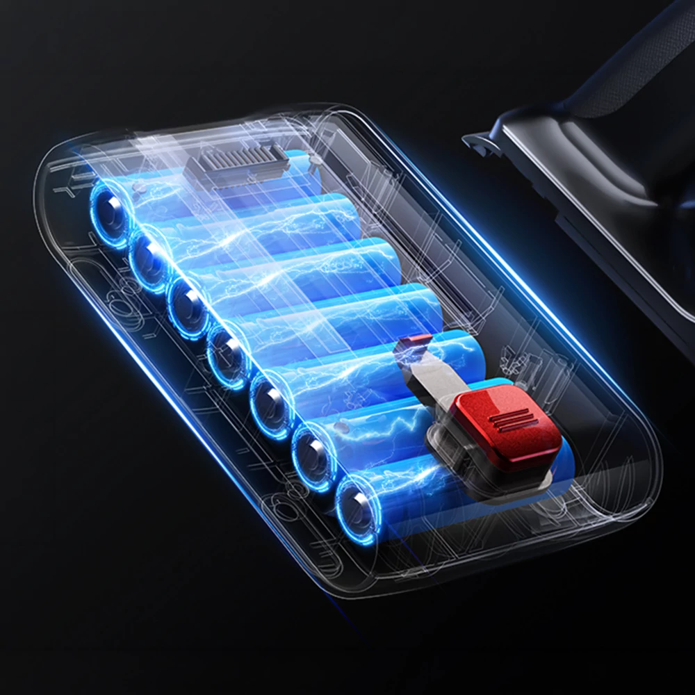 lubluelu G10 vezeték nélküli porszívó – 50 perces üzemidő és 3 féle töltési mód