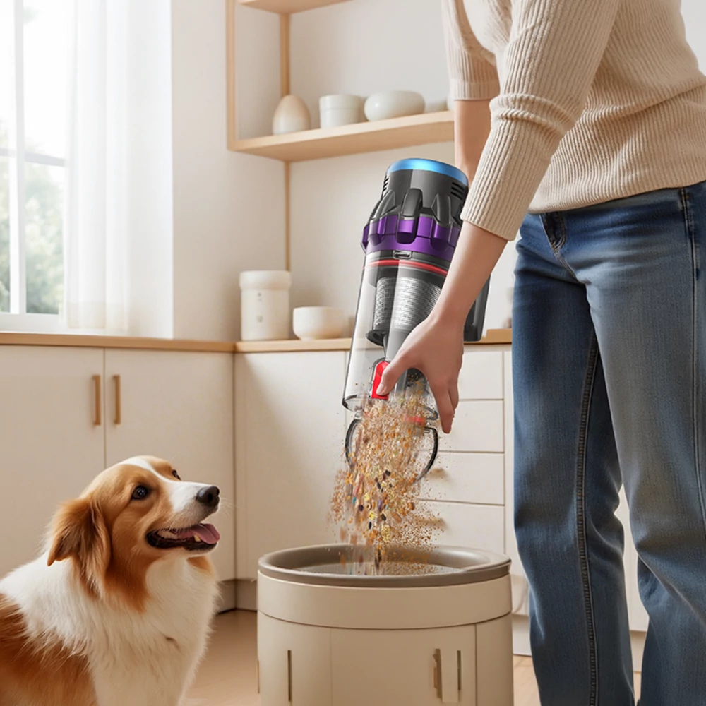 lubluelu G10 vezeték nélküli porszívó – Egyszerű karbantartás, mosható szűrők