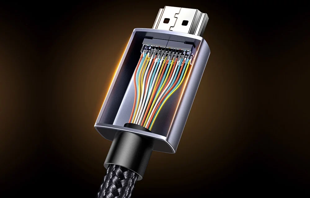 UGREEN extra erős HDMI 8K fonott kábel, 1m (fekete)