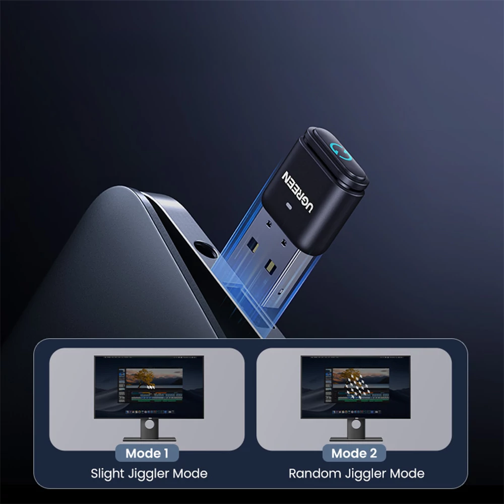 UGREEN Bluetooth 5.3 Adapter & Mouse Jiggler – Két üzemmód
