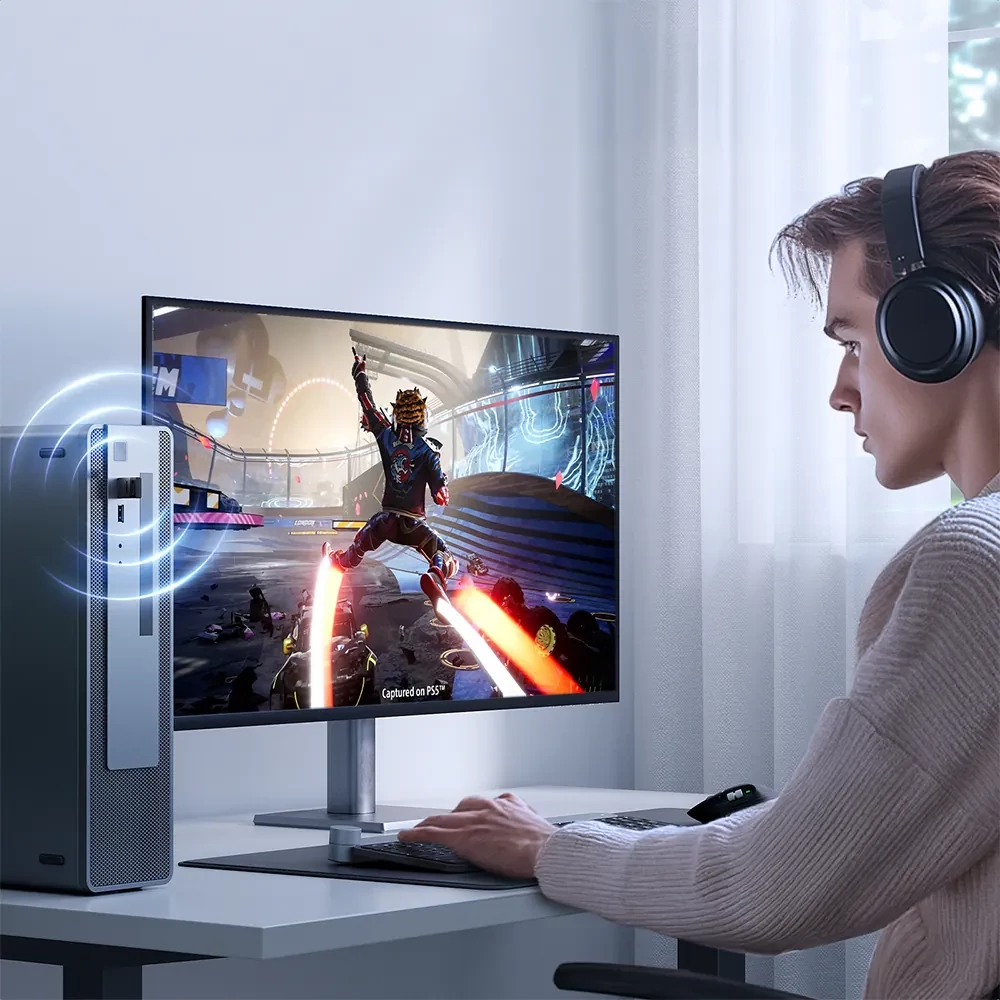 UGREEN CM748 Bluetooth adapter - gaming PC-vel és fejhallgatóval