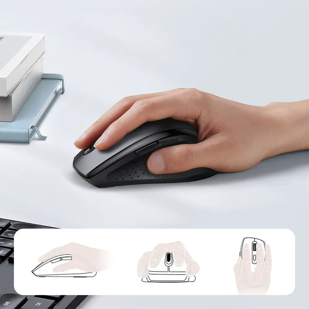 UGREEN UG-M511 - Ergonomikus kialakítás kézfeszültség ellen