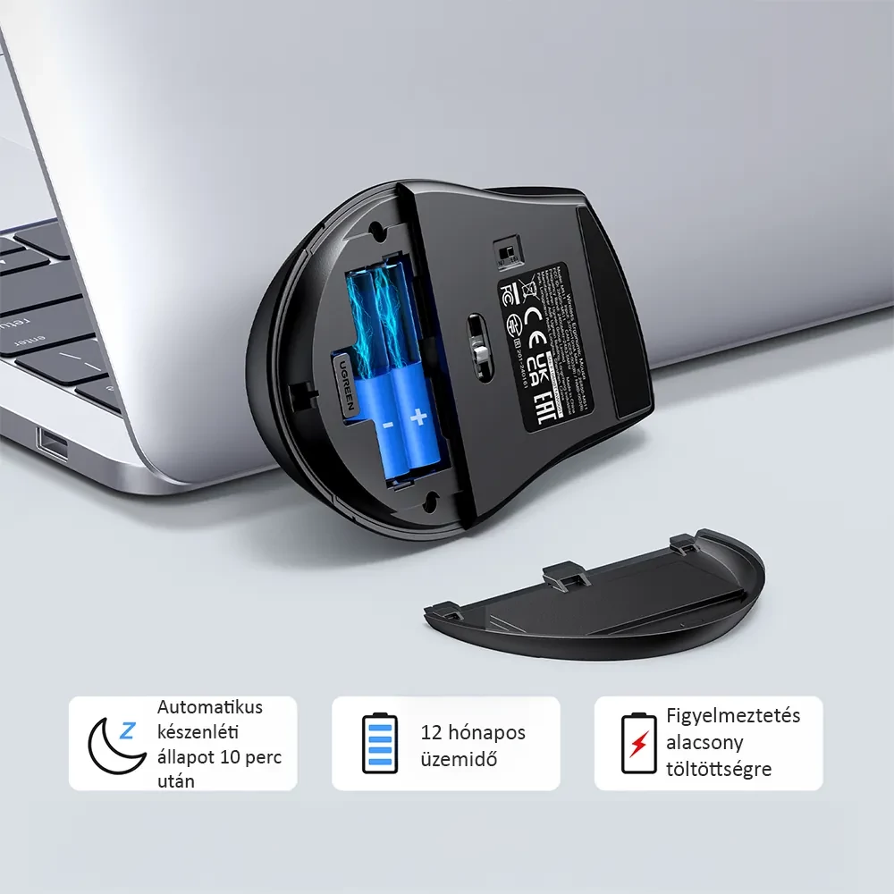 UGREEN UG-M511 - 12 hónapos üzemidő és auto-sleep
