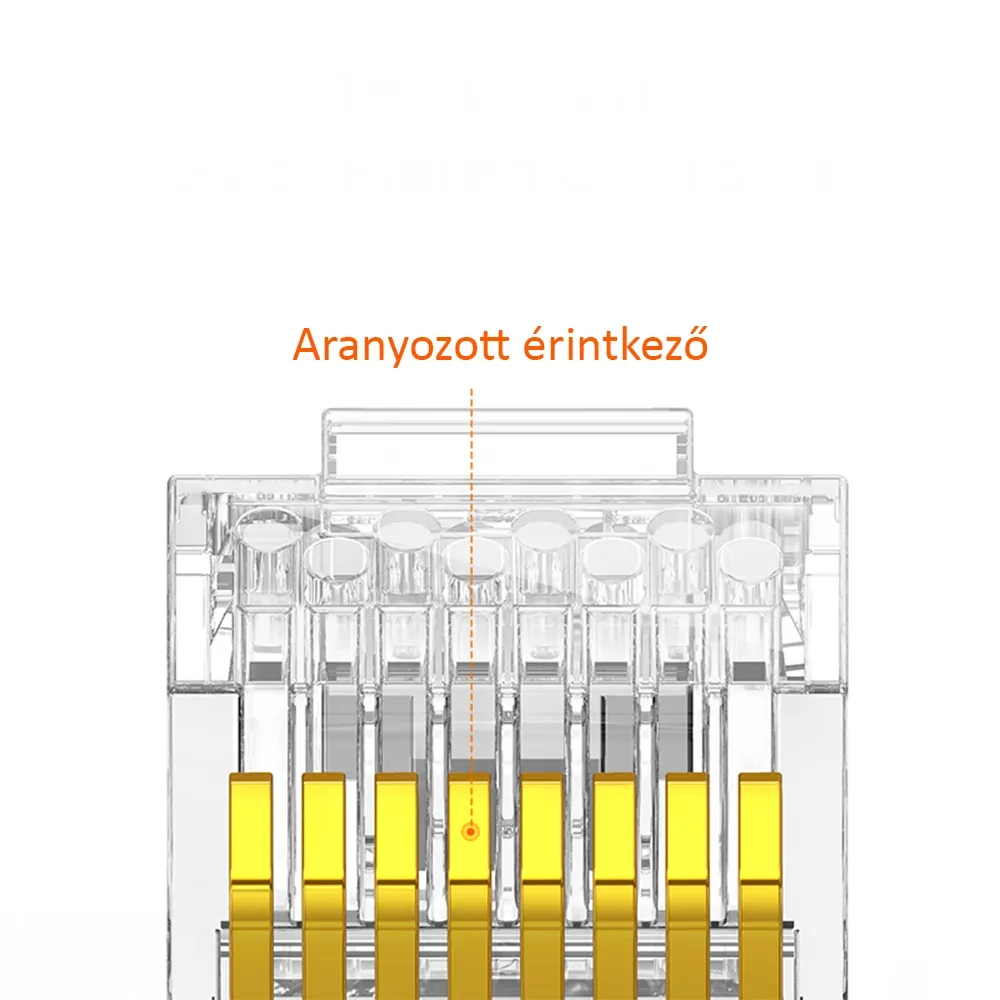 UGREEN NW120 RJ45 moduláris dugó - aranyozott érintkezők