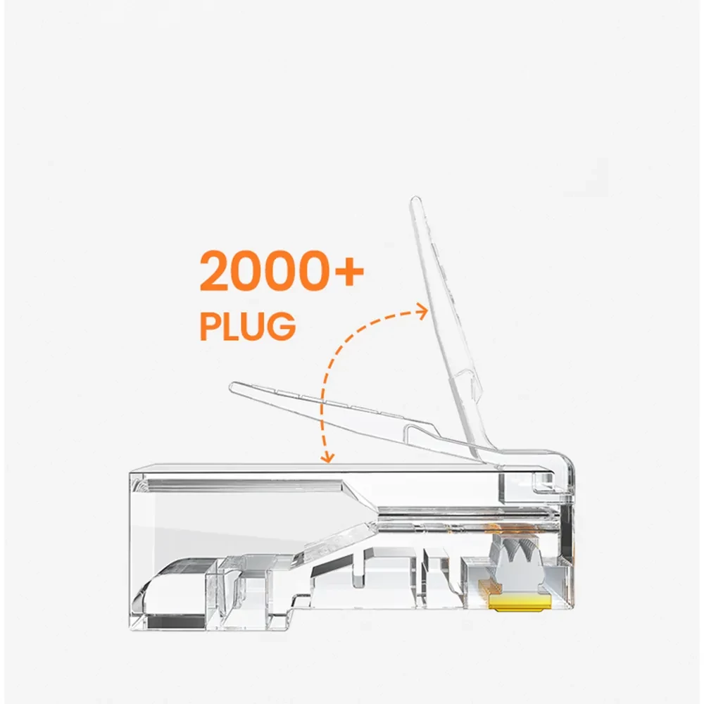 UGREEN NW120 RJ45 moduláris dugó - megerősített reteszelőnyelv