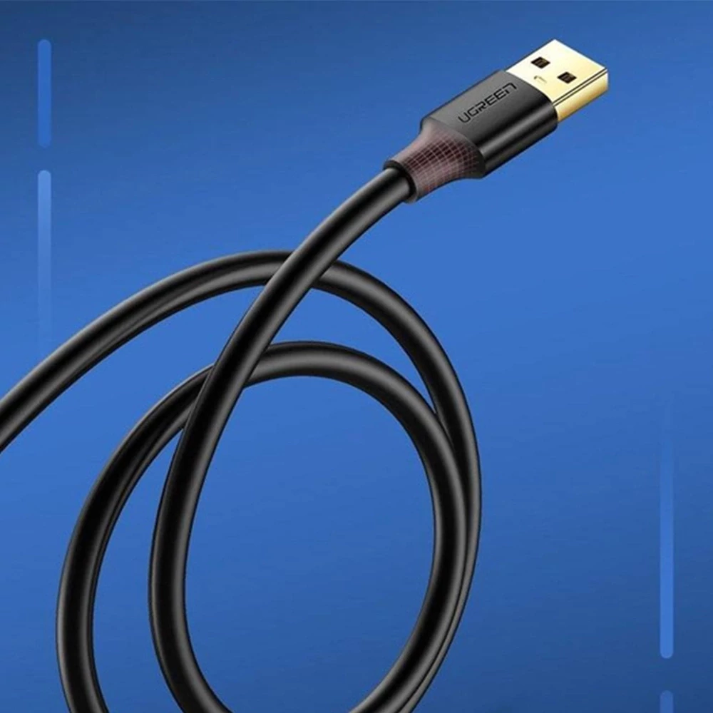 UGREEN USB 3.0 hosszabbító kábel 3 m – US129 (fekete) – Irodai és otthoni használatra