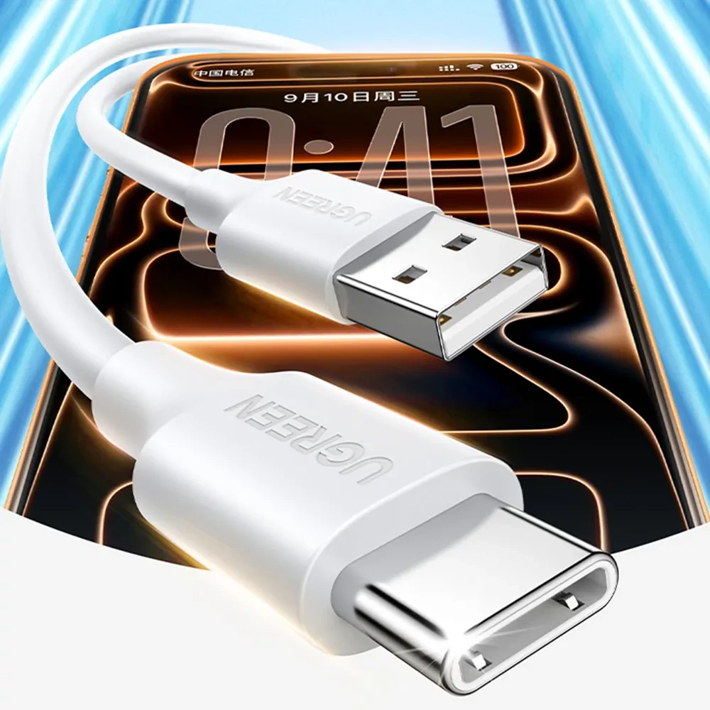 UGREEN USB-A to USB-C Fast Charging Cable – Adatátvitel 480 Mbps sebességgel