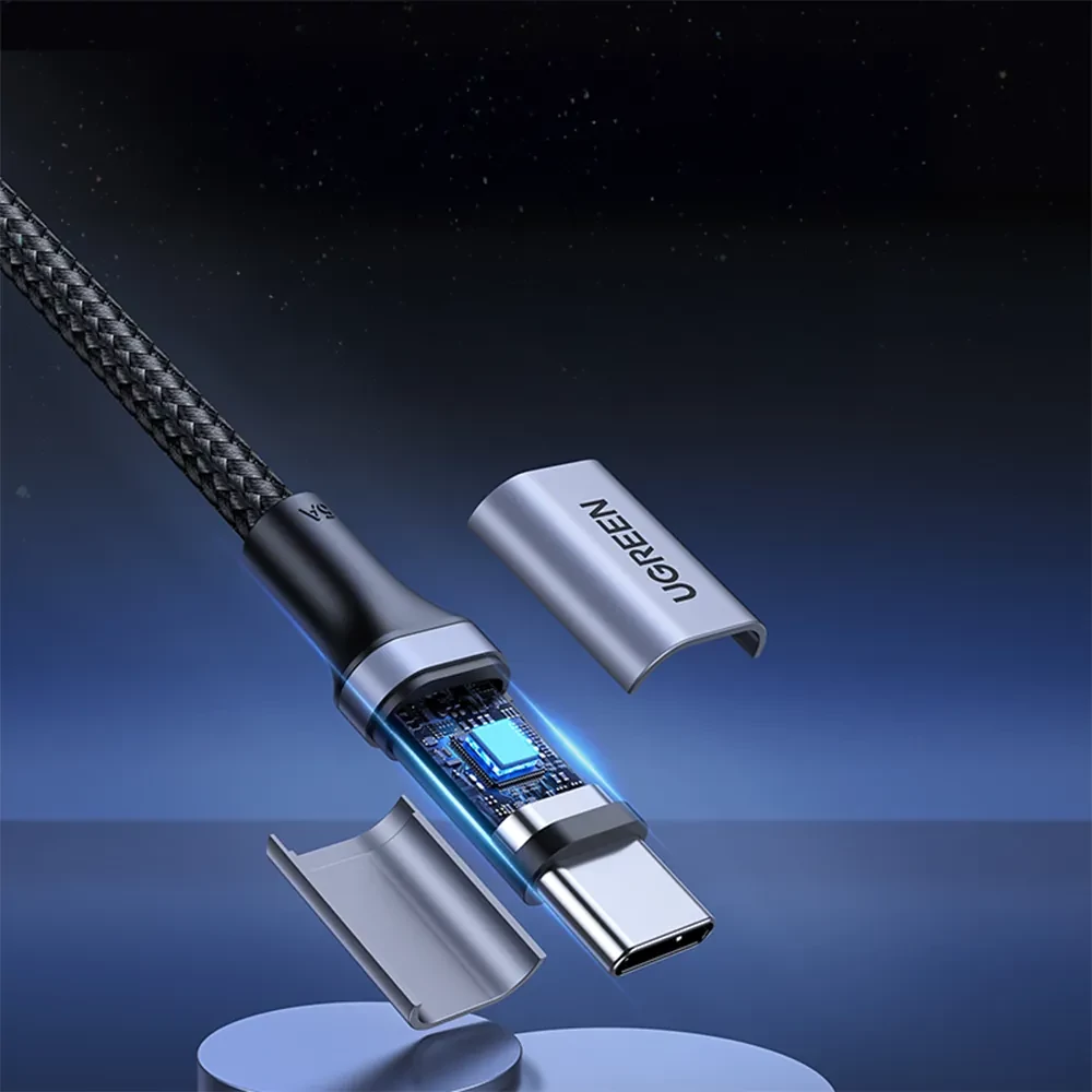 UGREEN US316 USB-C kábel - alumínium ház és fonott burkolat