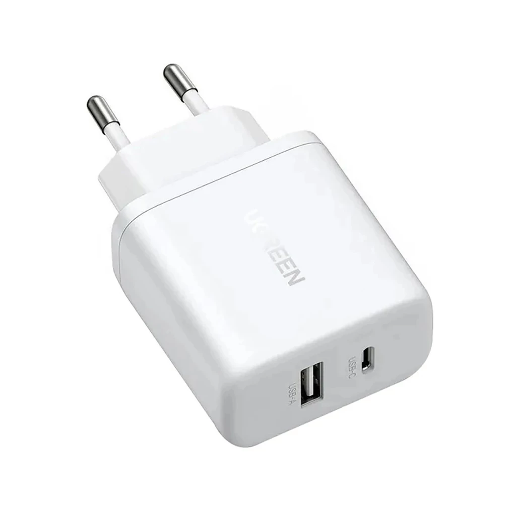 UGREEN X227 20W-os Gyors Fali Töltő – Dupla portos kényelem