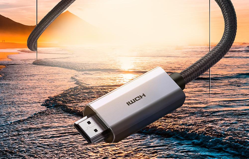 Baseus USB-C HDMI kábel, 4K, 2m (fekete)