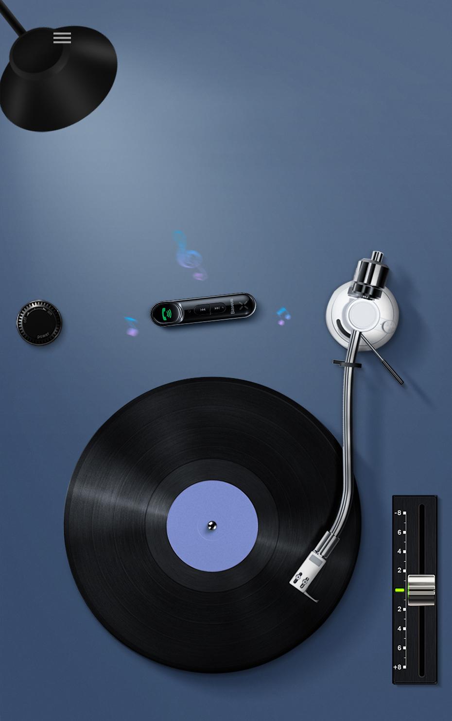 Baseus Qiyin bluetooth AUX vevő