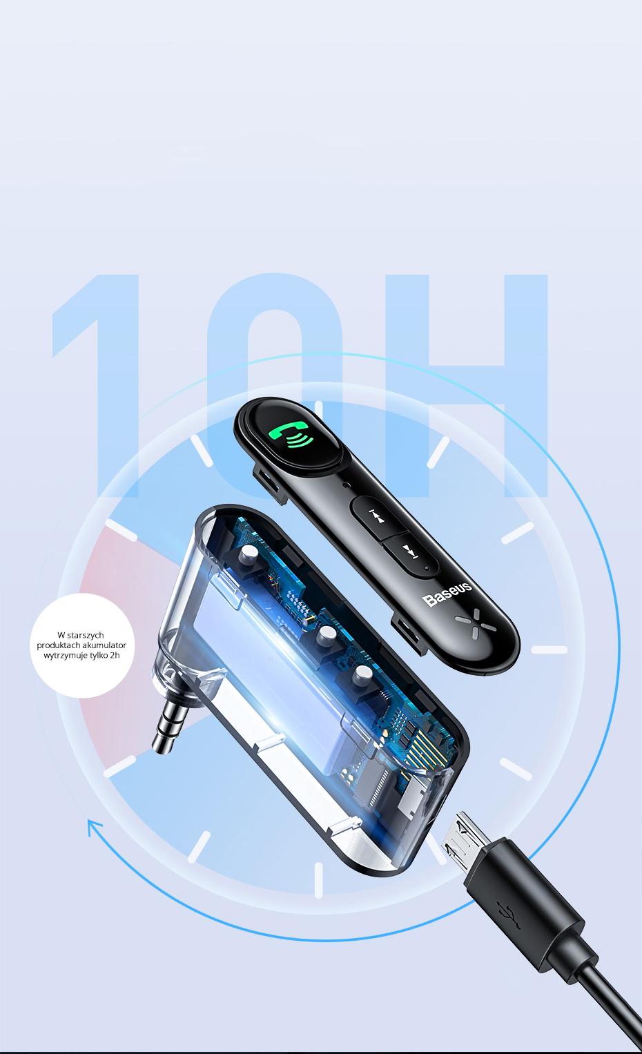 Baseus Qiyin bluetooth AUX vevő