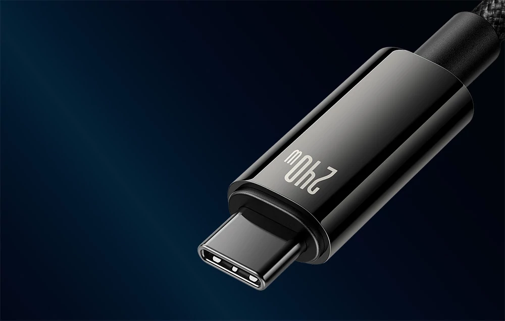 Baseus Tungsten Gold USB-C-USB-C kábel – Biztonságos töltés