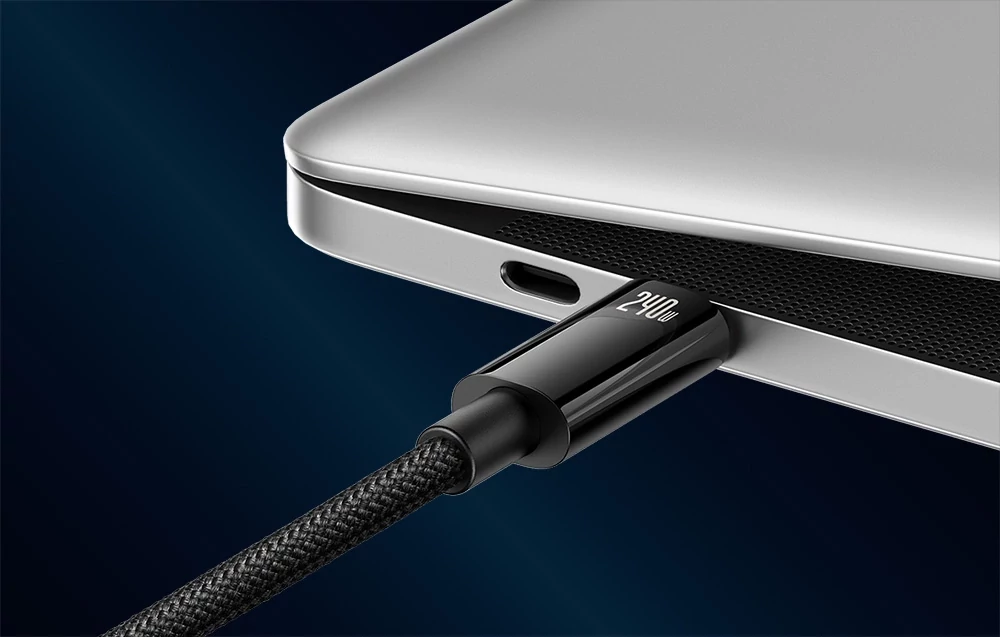 Baseus Tungsten Gold USB-C-USB-C kábel – Strapabíró kialakítás
