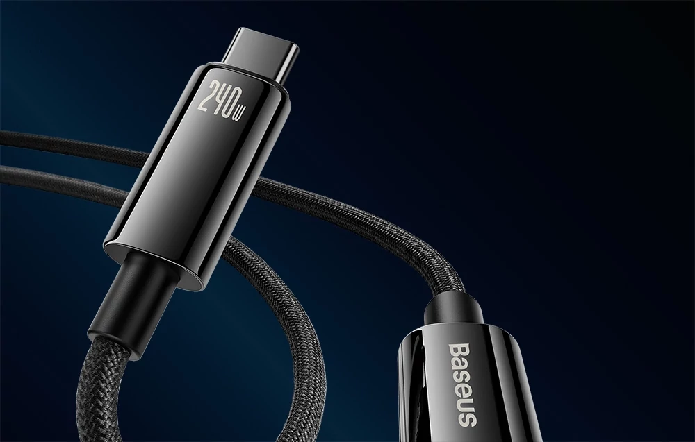 Baseus Tungsten Gold USB-C-USB-C kábel – Univerzális kompatibilitás