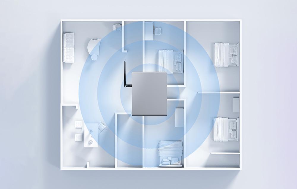 Baseus WiFi adapter, 2,4GHz és 5Ghz - Fekete
