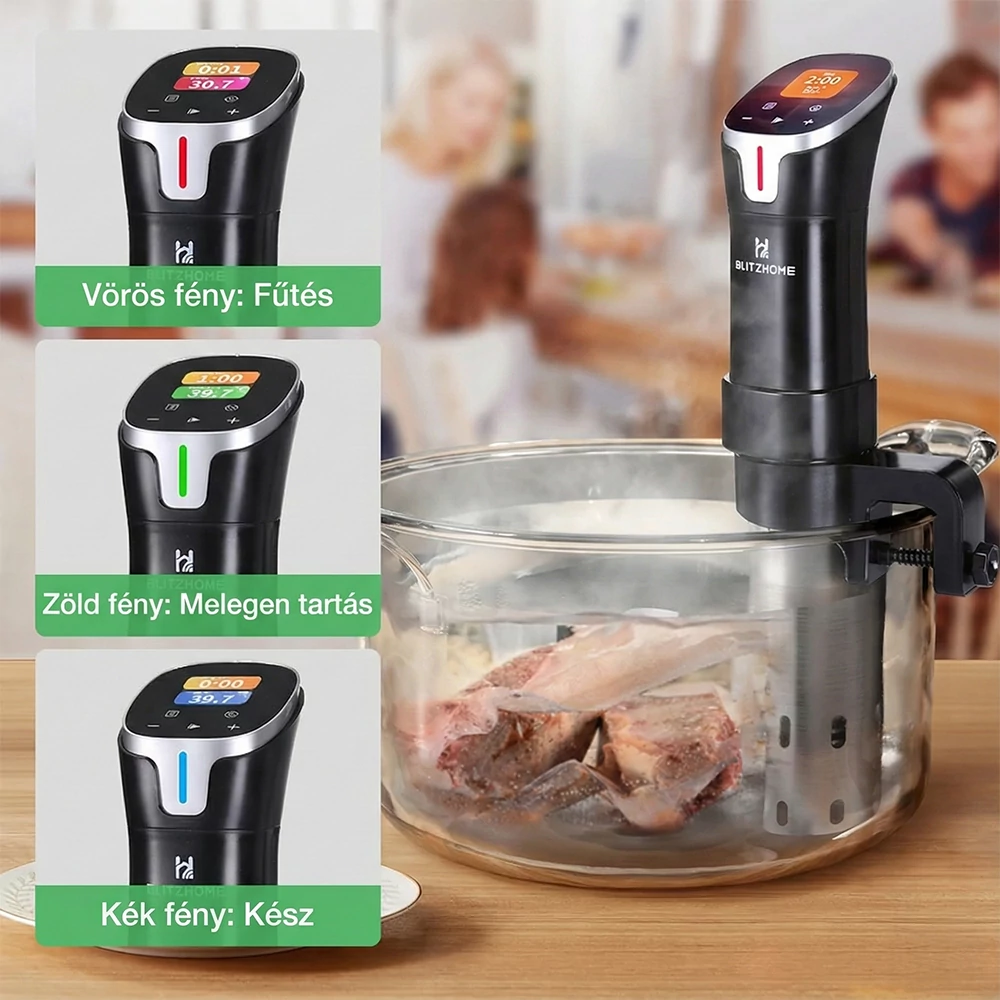 BlitzHome SV2401C okos szuvid rúd – Állapotjelző fények, egyértelmű visszajelzés