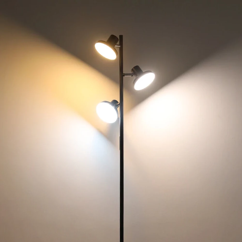 BlitzWill 3 fejes LED állólámpa mágneses távirányítóval, memória funkcióval, állítható fényerő és színhőmérséklettel – Rugalmas, 3 fejes kialakítás