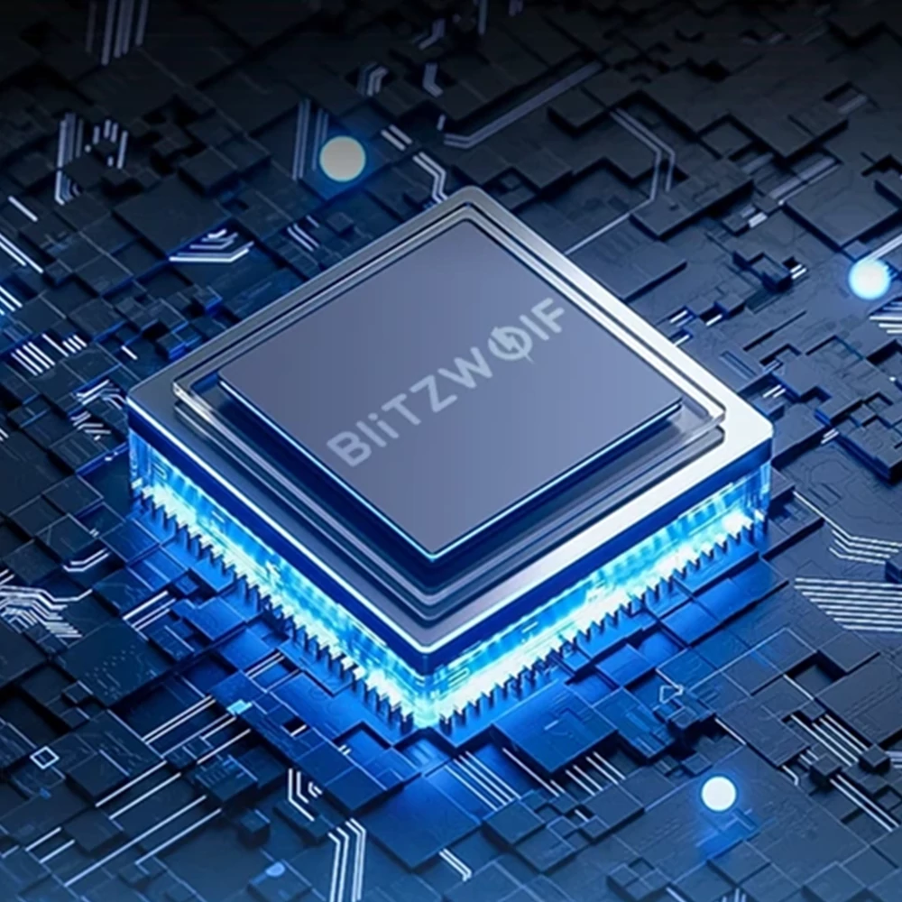 BlitzWolf BW-HDC9 4-az-1-ben gyorstöltő kábel beépített zseblámpával, 240W - Fekete – 240 W-os PD gyorstöltés