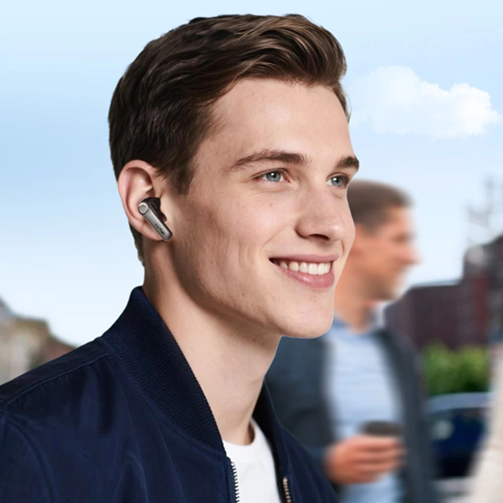 EarFun Air Pro 4+ zajszűrős fülhallgató, AI fordítással, 54 órás üzemidővel, LDAC, Auracast, Bluetooth 6.0 - Fekete