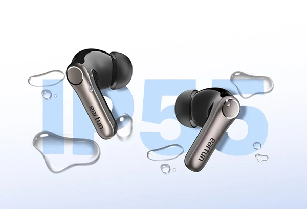 EarFun Air Pro 4+ zajszűrős fülhallgató, AI fordítással, 54 órás üzemidővel, LDAC, Auracast, Bluetooth 6.0 - Fekete