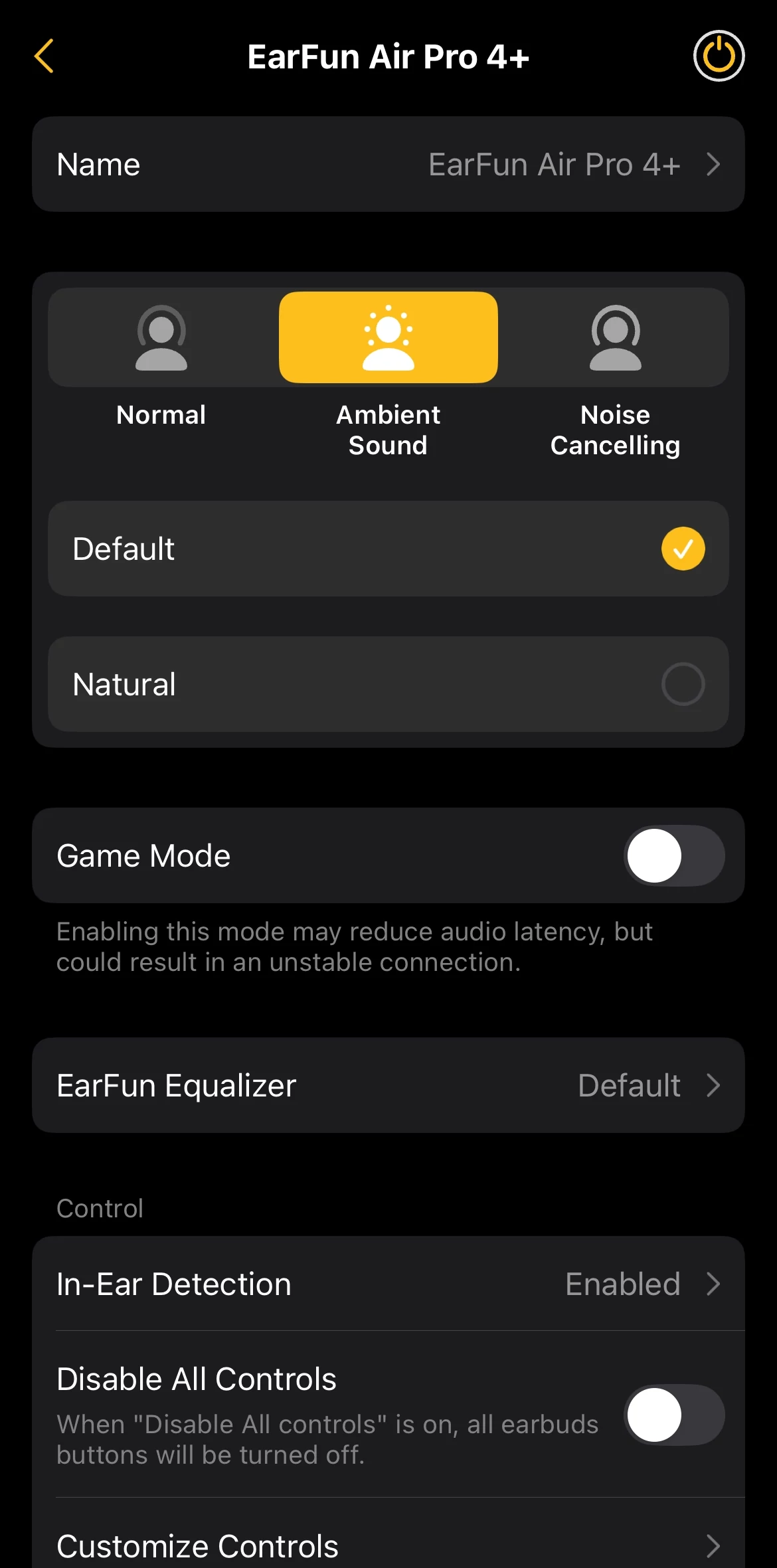 EarFun Air Pro 4+ zajszűrős fülhallgató, AI fordítással, 54 órás üzemidővel, LDAC, Auracast, Bluetooth 6.0 - Fekete