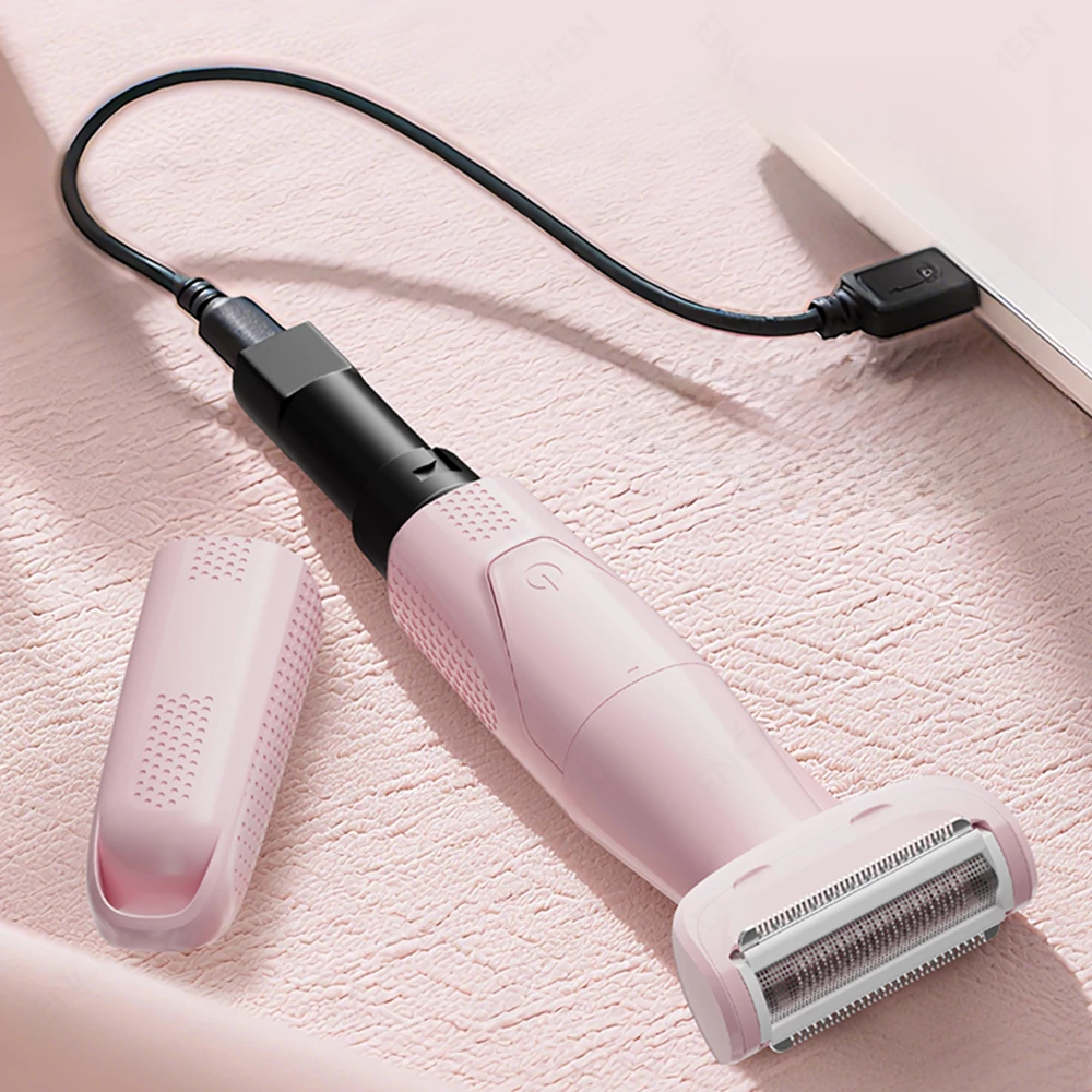 Xiaomi Enchen A2 3 az 1-ben női elektromos borotva - Rózsaszín – USB-C gyorstöltés