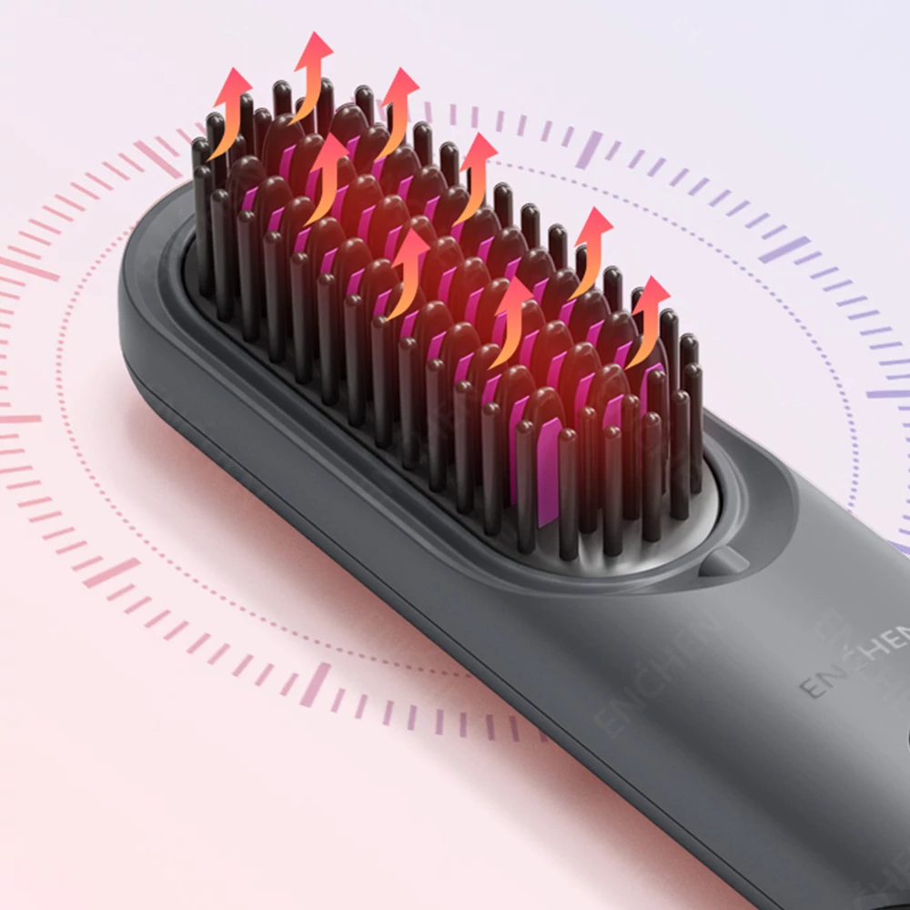 ENCHEN H100 hajsimító kefe – USB-C töltés