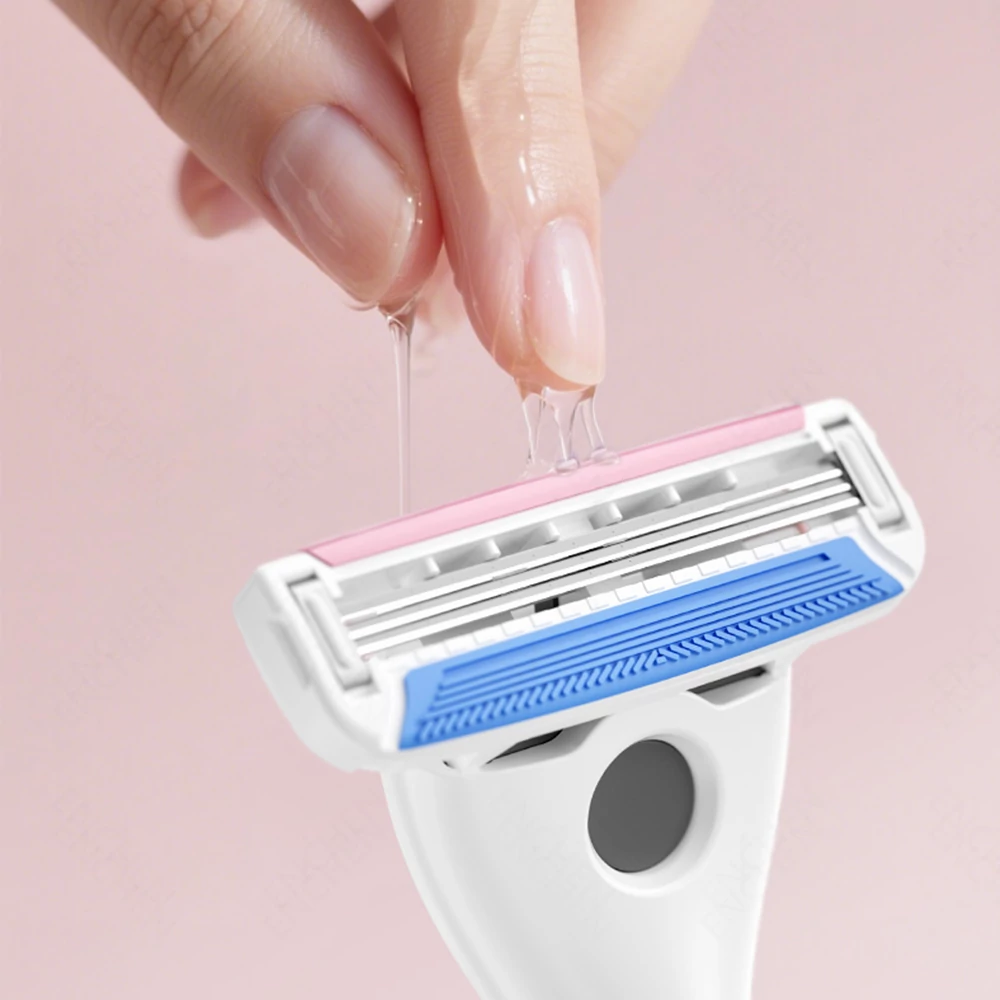 Xiaomi Enchen T30R kézi borotva cserefej T30 borotvához - Pink – Titánbevonat a hosszan tartó élességért