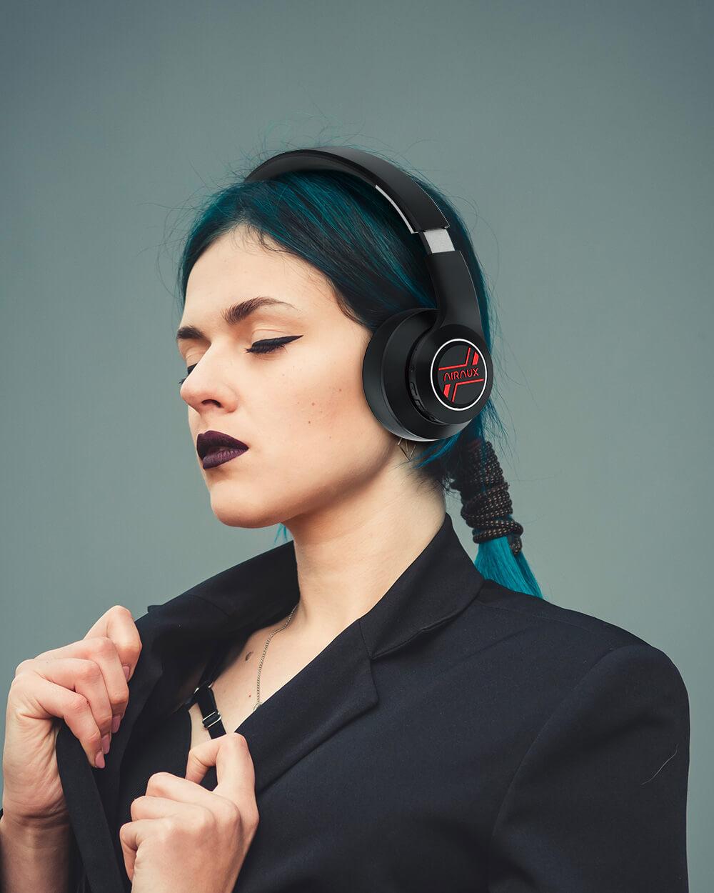 BlitzWolf® AirAux AA-ER3 Bluetooth 5.0 fejhallgatóval nő elmerül a zenében