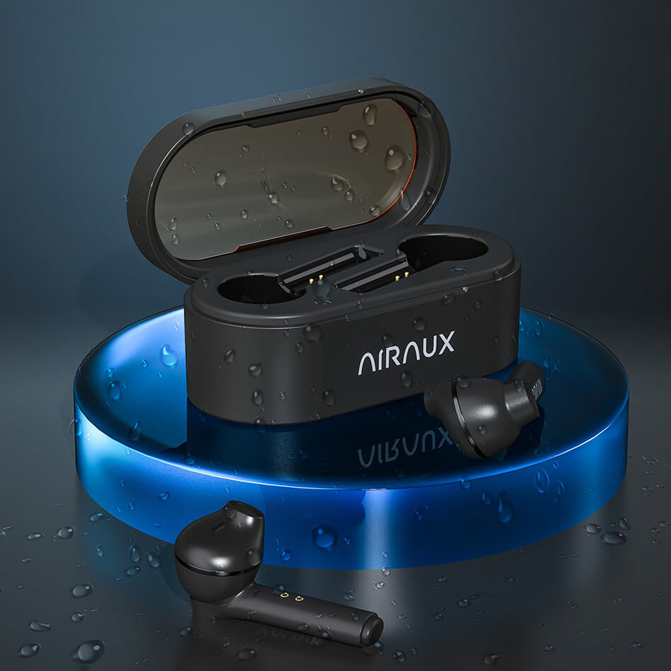 AA-UM7 fülhallgatók töltődobozzal ellenállnak a víznek