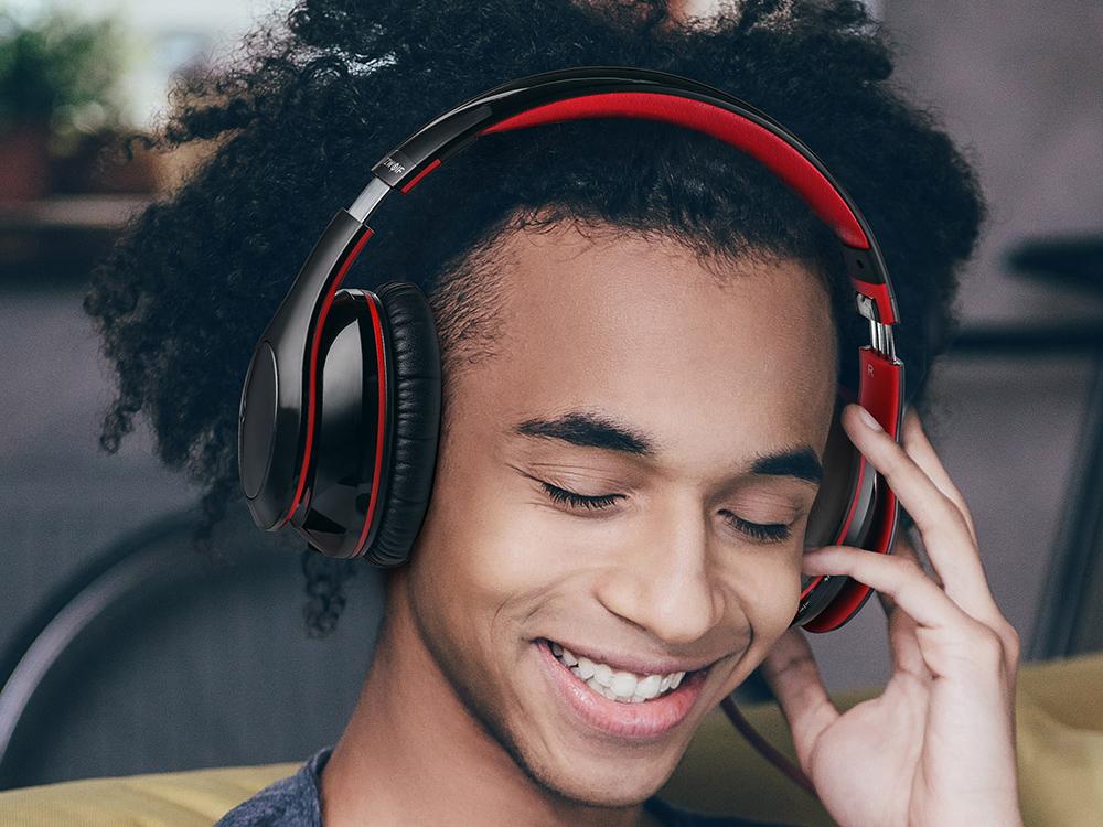 BlitzWolf® BW-HP1: vezeték nélküli Bluetooth fejhallgató beépített mikrofonnal kényelem és szabadság