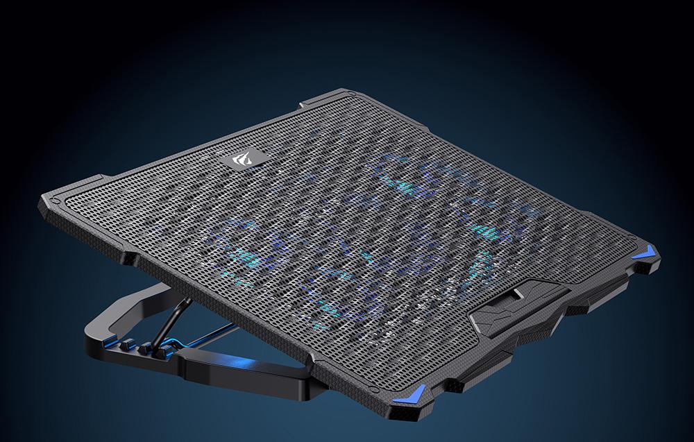 Havit laptop hűtőpad 5 beépített ventilátorral, 17 méretig