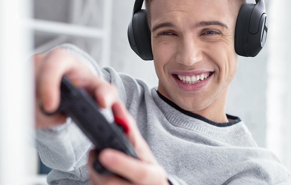 Wireless headphones Haylou S35 ANC (black)