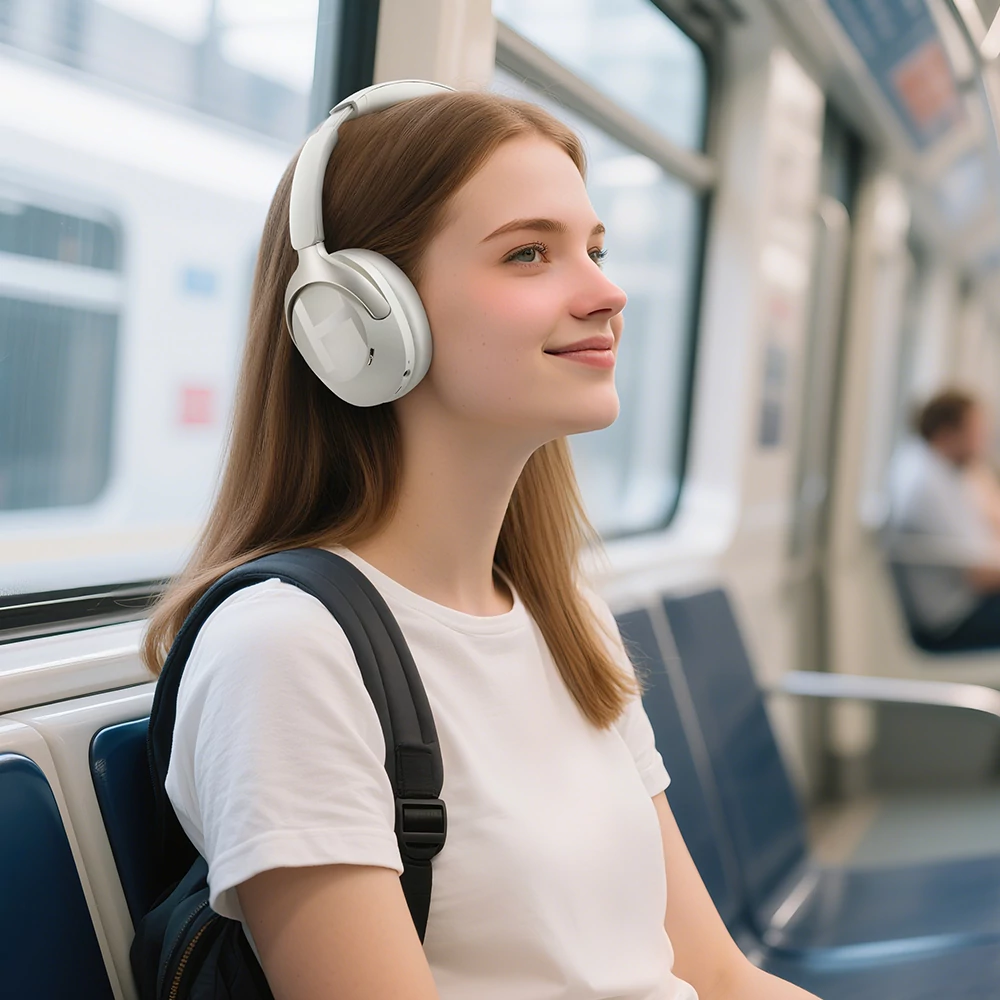 Haylou S40 ANC vezeték nélküli fejhallgató – Adaptív zajszűrés 50 dB-ig