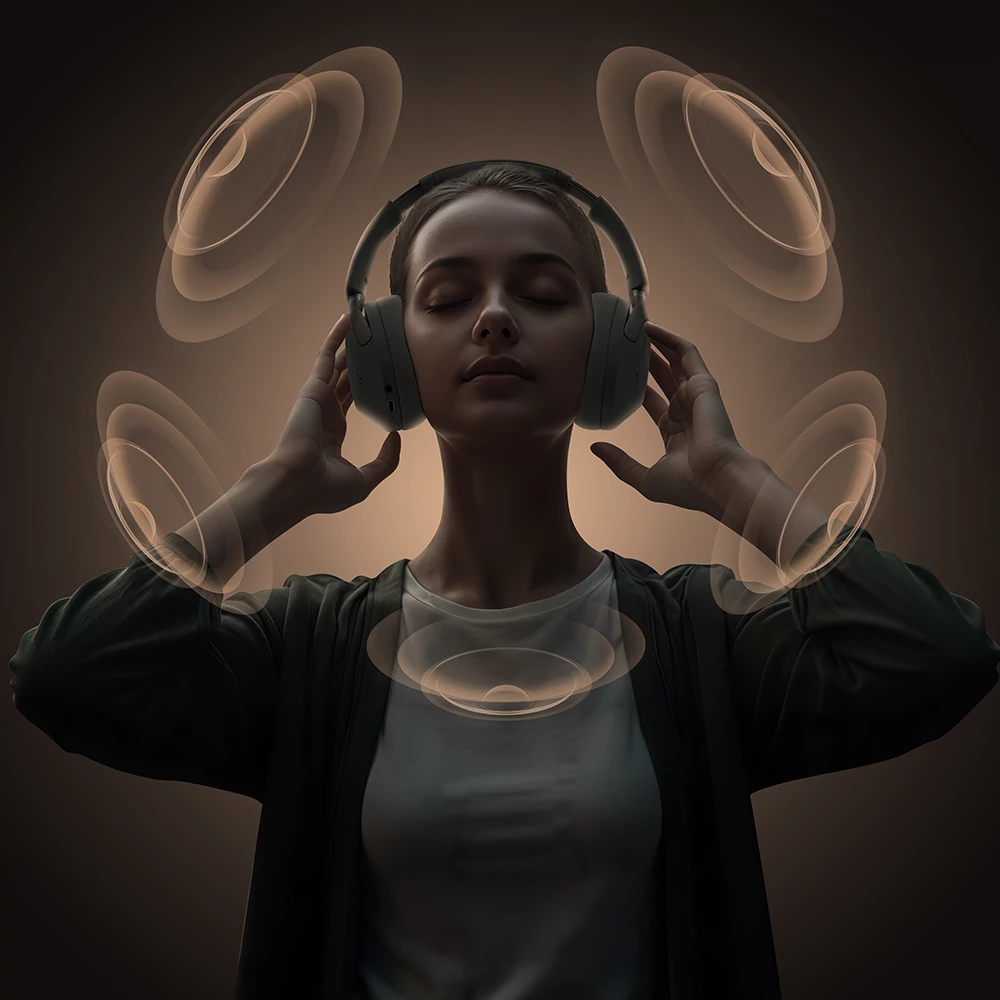 Haylou S40 ANC vezeték nélküli fejhallgató – 360° térhangzás és fejkövetés