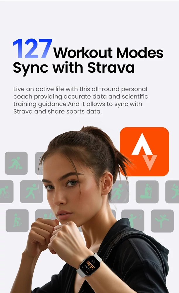 HAYLOU Watch S6 – Óralapok és sportmódok