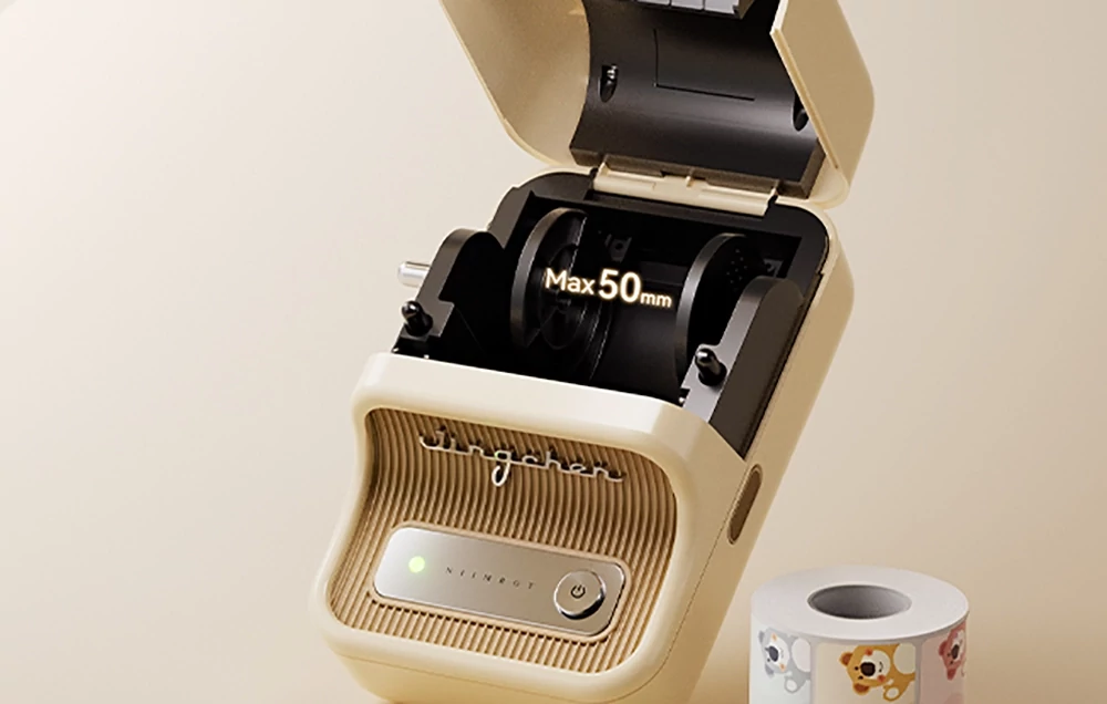 Niimbot B21 Pro hordozható bluetooth címkenyomtató – Széles címkeméret támogatás