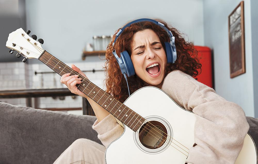 OneOdio A70 vezeték nélküli DJ, stúdió fejhallgató (Égkék)