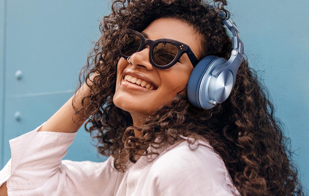 OneOdio A70 vezeték nélküli DJ, stúdió fejhallgató (Égkék)