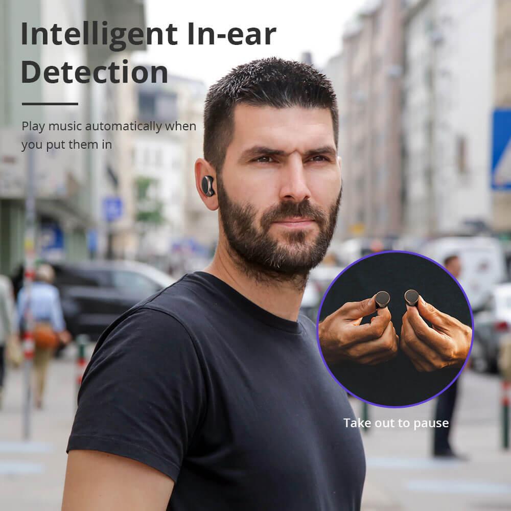 Intelligens fül-érzékelés ergonomikus kialakításban és IP45 vízállósággal