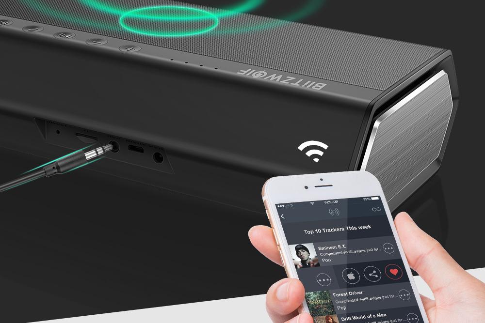 BlitzWolf BW-AS2 40W hordozható hangszóró Bluetooth 4.2
