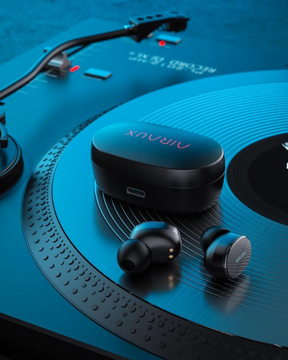 BlitzWolf® AirAux AA-UM4: TWS dynamic hifi mini fülhallgató (IPX5)